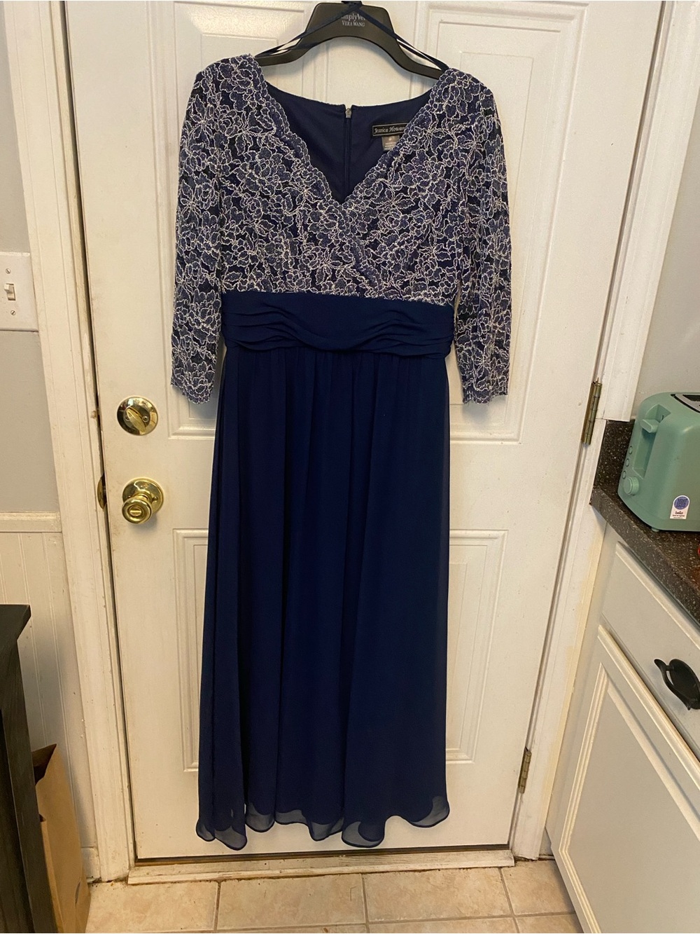 Jessica Howard Navy Evening Dress/Reception